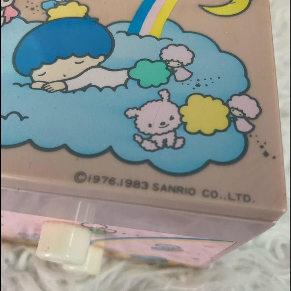 Rare vintage Little twin stars Sanrio trinket box - Picture 6 of 6